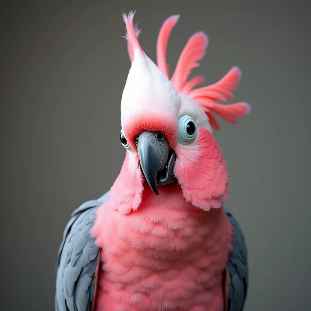 Beau, Design, as a galah cockatoo