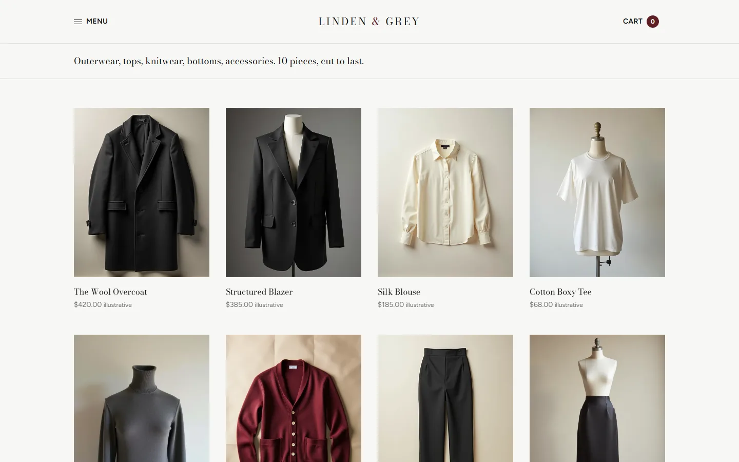 Linden & Grey, site overview